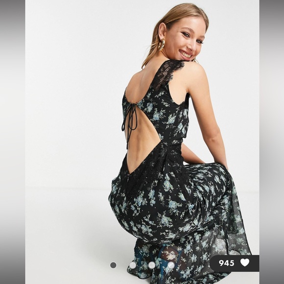 Asos maxi floral print dress - Picture 1 of 3